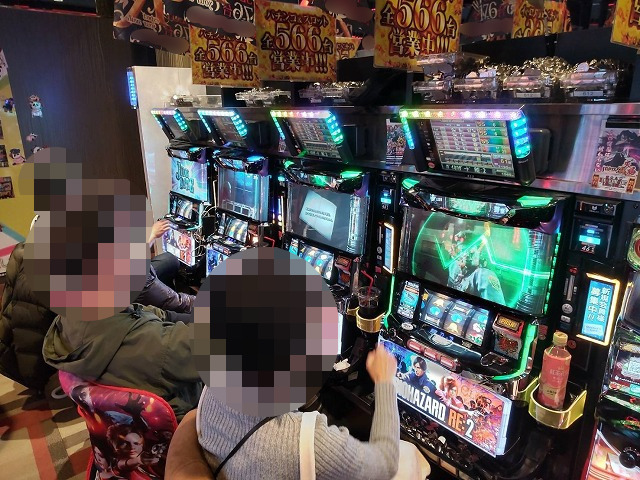バイオre2実機 （☆*゜SバイオハザードRE:2 面倒くさく パチスロ実機 