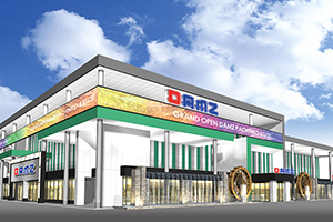DAMZ新発田店の外観